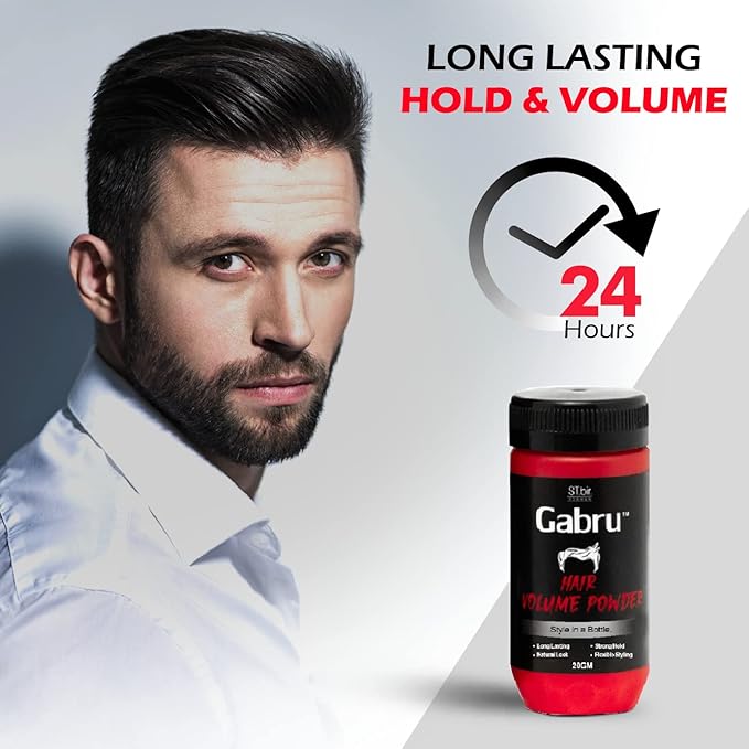 Gabru Hair Spray for Men | Super Strong Hold with Natural Shine | No Gas | No Residue | 250ml