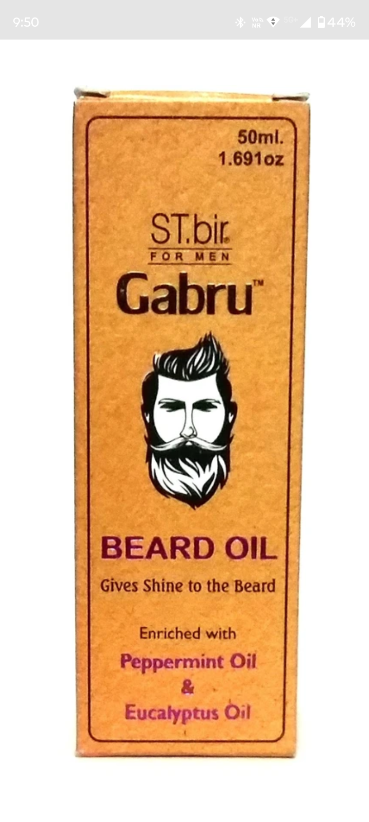Gabru Beard Oil for Men | Shine + Growth | Peppermint & Eucalyptus Infused – AVAILABLE IN 50ml & 100ml