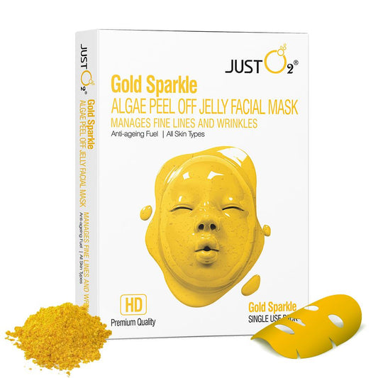 Gold Sparkle Algae Peel Off Jelly Facial Mask