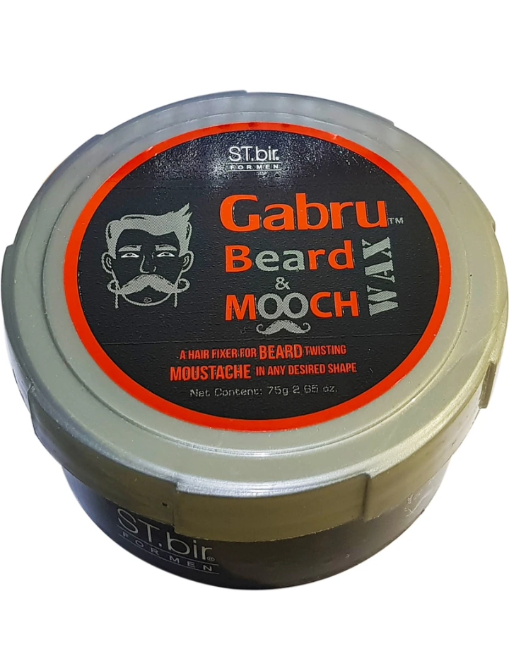 Gabru™ Beard & Mooch Wax – Ultimate Hold for Moustache Twisting & Beard Styling | 75g