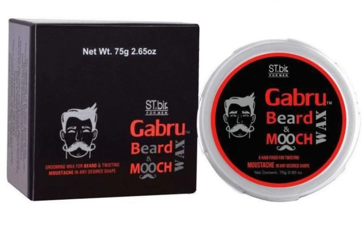 Gabru™ Beard & Mooch Wax – Ultimate Hold for Moustache Twisting & Beard Styling | 75g
